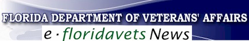 Hyper-Link to Archive copies of the Florida Department of Veterans Affairs, E-Florida Vets Newsletter.